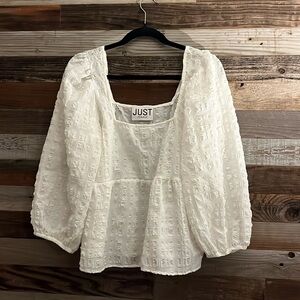 Just female scrunch top